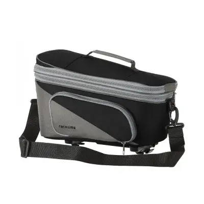 racktime Gepäckträgertasche Trunkbag Talis Plus 2.0 schwarz-grau - 15 Liter robuste…