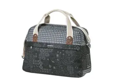 Basil Schultertasche Boheme Carry All charcoal mit Reißverschluss 18 Liter