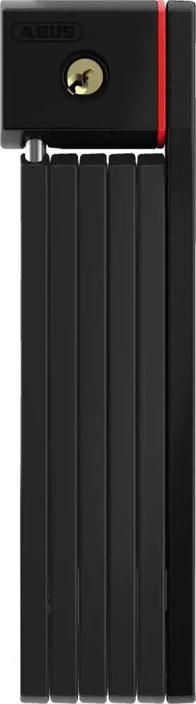 ABUS Faltschloss uGrip BORDO 5700K/80 SH schwarz - 80 cm, 5 mm Stäbe, Sicherheitslevel 7, inkl.…