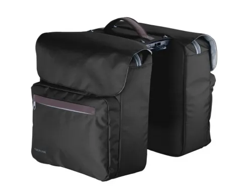 Racktime System Doppeltasche Ture schwarz mit Snapit Adapter