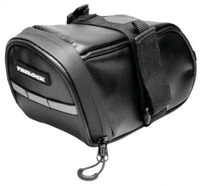 Trelock Satteltasche für ZR355/ZR455 Einsteckkette, schwarz, wetterfest, reflektierend, Halterung…