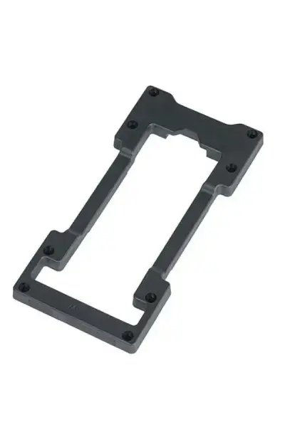Basil MIK Double Decker Adapterplatte schwarz - Fahrrad Gepäckträger Adapter für MIK System -…