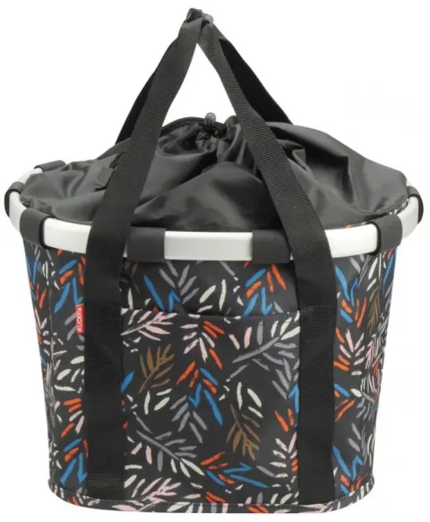 KLICKfix Bikebasket Reisenthel Autumn 1 Fahrradkorb 28x26x35 cm - Stilvoller Lenkertasche mit…