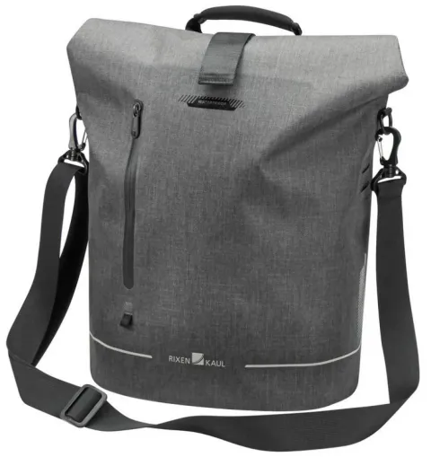 KLICKfix Gepäckträgertasche Lightpack GT wasserdicht grau Größe 40x34x18 cm 16l