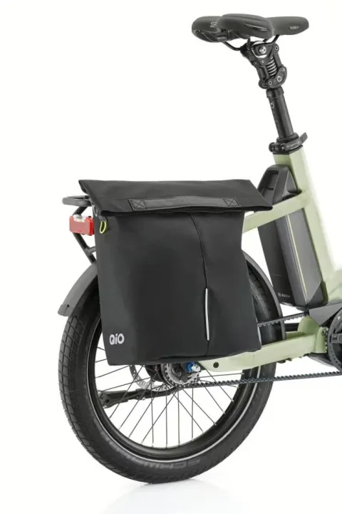 QiO Gabriel Einzeltasche 14-16 Liter schwarz mit Hook-On-System