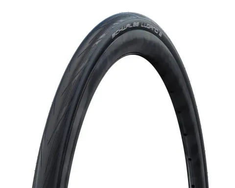 Schwalbe Reifen LUGANO II 700x25C ETRTO 25-622 SiC K-Guard Active Line Tube HS471