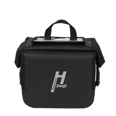 Haberland Lenkertasche H2O schwarz wasserdicht - robuste Lenkertasche mit KLICKfix