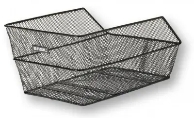 Basil Hinterradkorb Cento für Schultasche 39x24x21cm schwarz engmaschig
