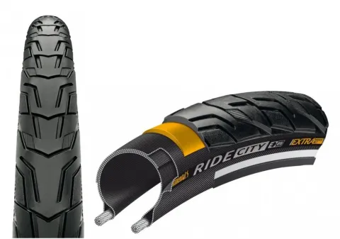 Continental Reifen Conti Ride City 26x1.75 Zoll 47-559 schwarz Reflex E-25