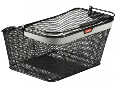 KLICKfix Hinterradkorb City Reflect GTA schwarz 40x20x30 cm