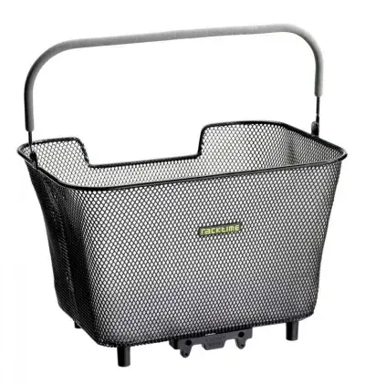 Racktime Baskit kleiner Fahrradkorb schwarz  42x27x30 cm, Systemkorb mit Snapit Adapter, stabil &…