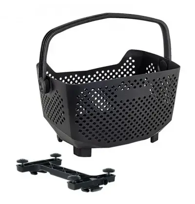 Racktime Bask-it Edge 2.0 Fahrradkorb - 20L Volumen, SNAPit 2.0 System, robustes, wetterbeständiges…