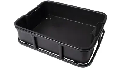 AtranVelo Fahrradkorb Bakery Crate mit AVS Adapter schwarz 35x45x13 cm