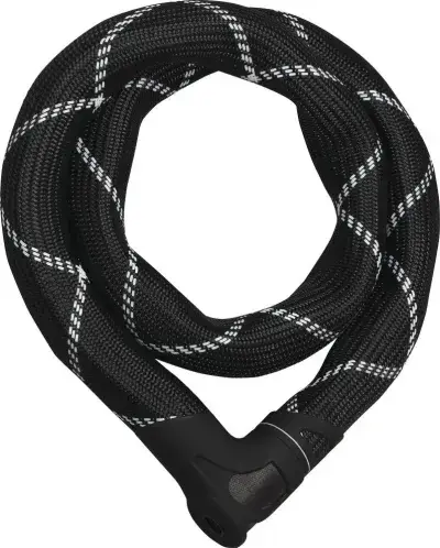 Abus Kettenschloss IVEN Chain 8210 Security Level 10 Farbe schwarz/weiß Länge 110cm