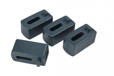 Basil WSL Booster Set A 4 Stück - Gepäckträger Befestigungssystem für Fahrradtaschen - Adapter