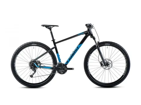 GHOST Kato Universal 27.5 AL black/bright blue - glossy Größe M