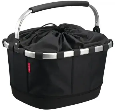 KLICKfix Fahrradkorb Carrybag GT schwarz für Racktime 42x28x33 cm