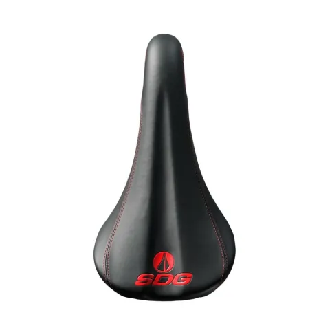 SDG Bel-Air RL Sattel Stahl 7x7mm schwarz-rot