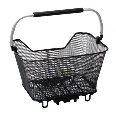 Racktime Bask-it Deluxe Fahrradkorb 23L, Snapit-System, schwarz, 45x30x33cm, 1,53kg, max. 10kg,…