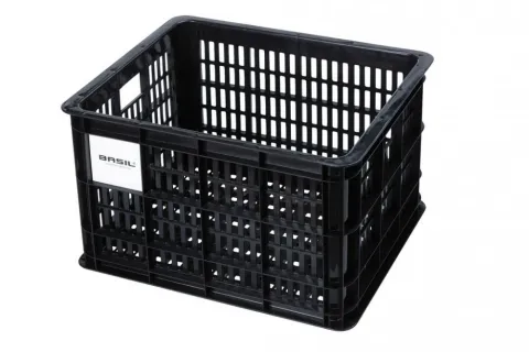 Basil Crate M Fahrradkiste 29,5 Liter Schwarz 10 kg