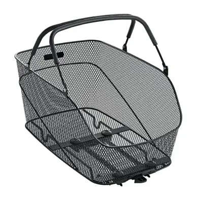 racktime Fahrradkorb Bask-it Trunk Mid 24L Fahrradkorb - Snap-it Adapter schwarz 44x30x25cm 1 57kg…