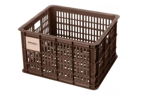 Basil Fahrradkasten Crate M braun 45x35x25 cm