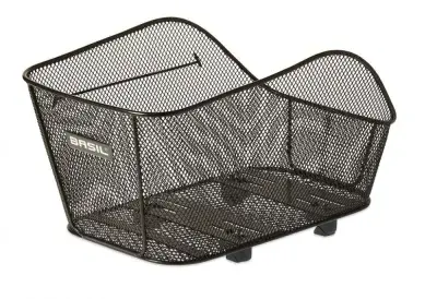 Basil Hinterradkorb Icon M schwarz 40x33x25 cm