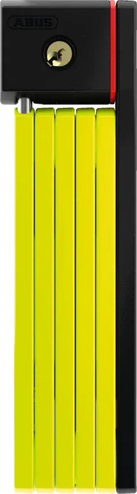 ABUS Faltschloss Bordo uGrip 5700/80 SH lime - 80 cm, Sicherheitslevel 7, 5 mm Stahlstäbe, inkl.…