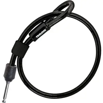 Trelock Einsteckkabel ZR 310 - 100cm Spiralkabel D10mm für Rahmenschloss RS 350-453/SL460