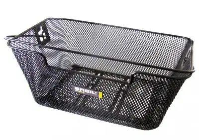 Basil Hinterradkorb Capri Flex 39x30x17cm schwarz engmaschig