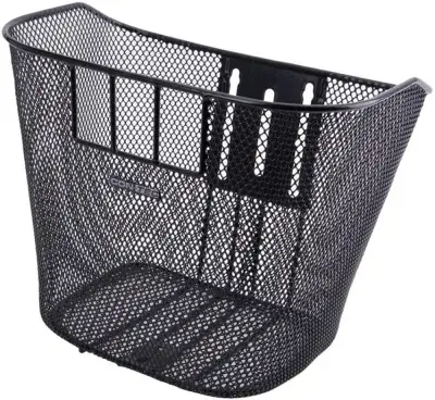Contec Fahrradkorb Espresso schwarz 25x34x28 cm