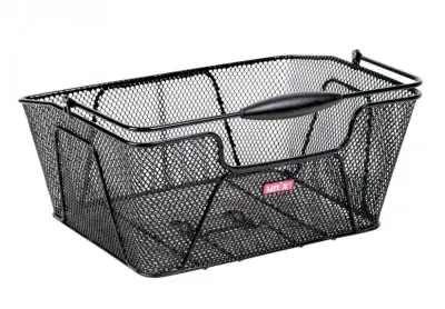 Unix Hinterradkorb Remio 40x30x17cm, schwarz, engmaschig