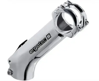 Ergotec High Charisma Ahead-Vorbau 31,8 mm, 110 mm Auslage, Winkel 45°, Safety Level 5 - Aluminium…