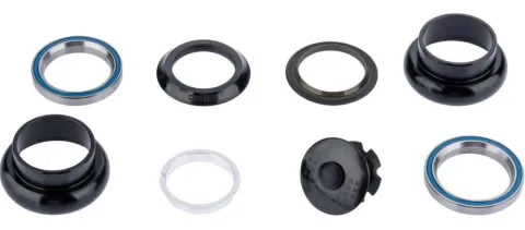 CONTEC AHS-50 Ahead Steuersatz 1 1/8" Aluminium schwarz - gedichtete Industriekugellager, EC41/28,6…