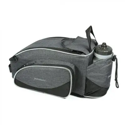 Haberland Gepäckträgeraufsatztasche Flexibag XL beige - erweiterbare Racktime 2.0 Fahrradtasche