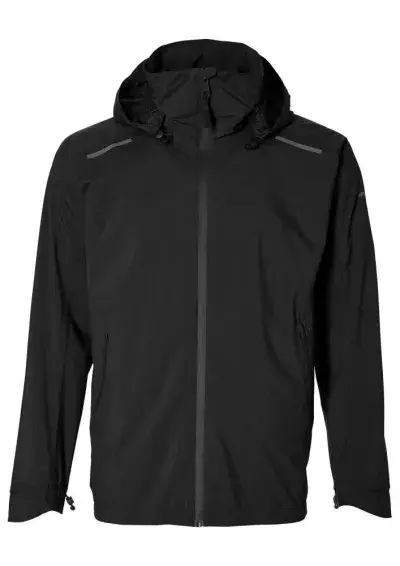 Basil Skane Herren Regenjacke schwarz S - wasserdicht & atmungsaktiv (10.000 WP/MVP) - T-Fabric mit…