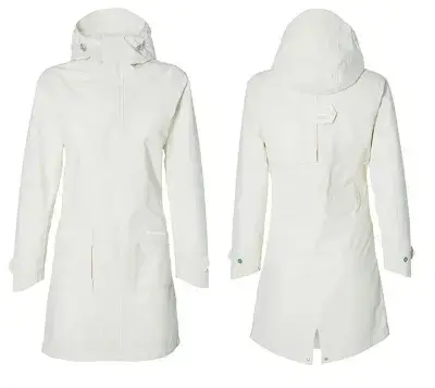 Basil Fahrradzubehör Regenparka Mosse Women Snow White XL - Bekleidung