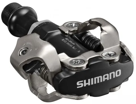 SHIMANO Pedal PD-M540 Schwarz Pedal - offene Konstruktion für Geländeeinsatz