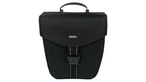 Haberland Einzeltasche 16l Classic schwarz - robuste Gepäckträgertasche für Alltag und Tour