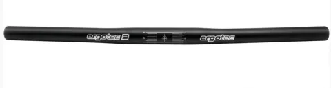 Ergotec Fixie Flat Bar Lenker 480 mm, Ø 25,4 mm, 5° Backsweep, Aluminium 6061 T6, leicht & stabil,…