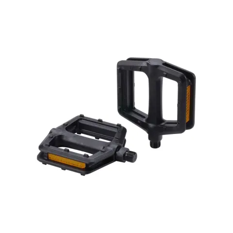 BBB Cycling BBB Pedale TrailRide schwarz One Size schwarz - griffiges Nylon-Plattformpedal