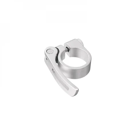 Ergotec Sattelklemmschelle mit Schnellspanner silber 31,8mm