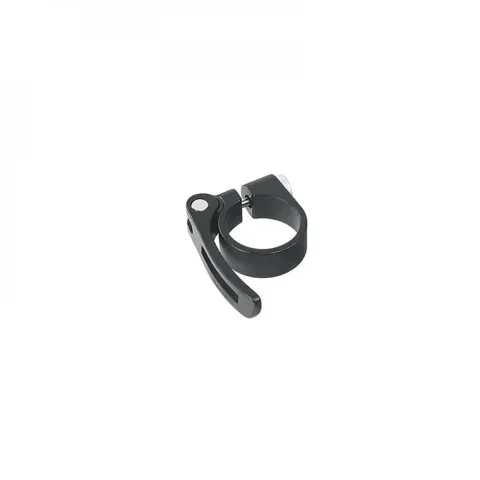 Ergotec Sattelklemmschelle SCQ-080 28,6mm schwarz - Aluminium-Schelle mit Schnellspanner für…