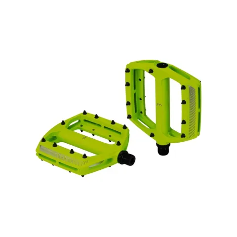 BBB Cycling BBB Pedale Cool Ride MTB One Size neon gelb - griffige Plattformpedale für Trail &…