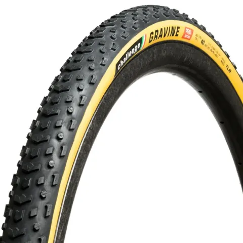 Challenge Gravel-Reifen Gravine Pro Handmade TLR 40-622 Schwarz/braun - maximaler Grip im rauen…