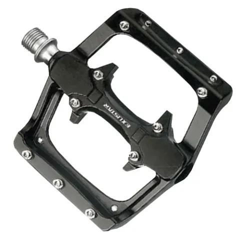 Messingschlager Pedale PM820-2 schwarz Exustar umrüstbar auf Clipless 311861
