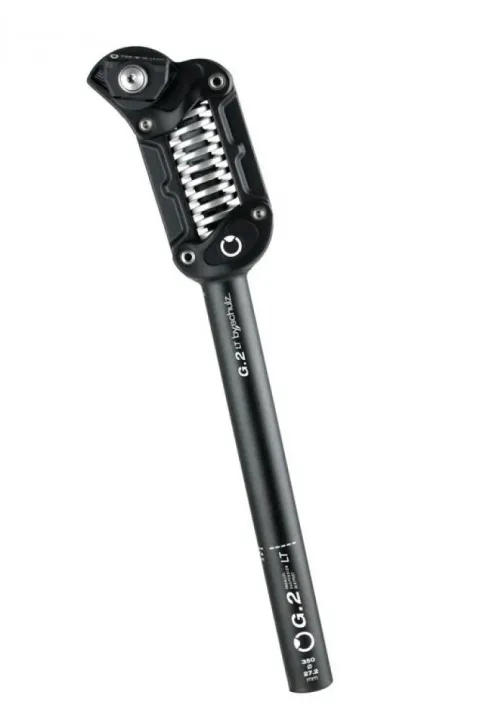 by,schulz Federstütze G.2 LT Medium 27,2 x 380 mm schwarz - komfortable Parallelogramm-Sattelstütze