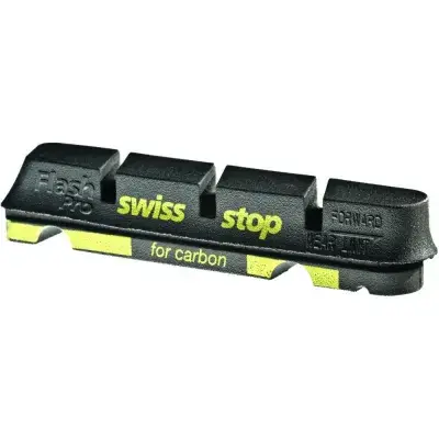 SwissStop FlashPro Black Prince Bremsbeläge für Carbonfelgen - Exzellente Bremsleistung