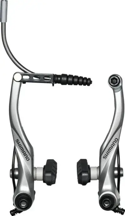 SHIMANO ALIVIO BR-T4000 V-Brake Vorderbremse silber - Hochwertige Felgenbremse für MTB und Trekking…