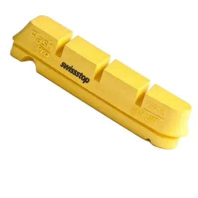 SwissStop Flash Pro Yellow King Bremsbeläge für Carbonfelgen Gr. 44 - Hochleistungsbeläge